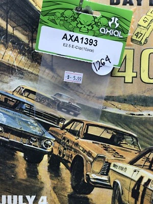 Axial Racing AXA1393 E-Clip E2.5 {10pc} NewInPack USA Shipped - Image 1 of 3