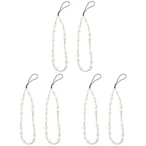Set of 3 Mobile Phone Chain Accessories for Women Case Charms Strap - Zdjęcie 1 z 12