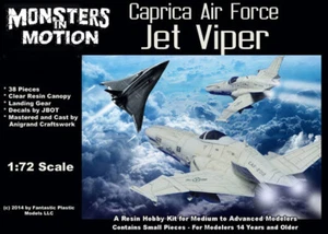 Battlestar Galactica 2003 Caprica Air Force Colonial Jet Viper Modelo Kit 18SFP16 - Imagen 1 de 7