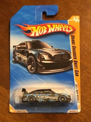 2010 Hot Wheels #43 43/44 DODGE CHARGER DRIFT Black Variant - Image 1 of 2