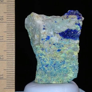 Azurite crystals in matrix sparkly raw natural copper ore mineral specimen 172ct - Picture 1 of 7