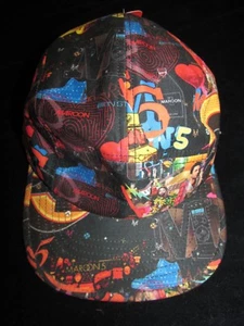 Neu mit Etikett weinrot 5 Rock Pop Band Live Nation Mütze Truckermütze Baseballmütze Retro Mütze - Bild 1 von 7