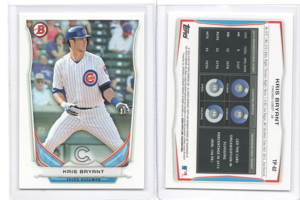 2014 Bowman Draft Top Prospects #TP51-#TP90  (2 Cards)   QtyDiscto25% - Image 1 of 1