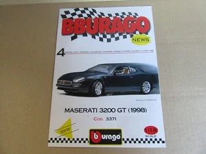 404L Burago Pieghevole Da 6 Pagine Maserati 3200 Gt Ferrari 550 Chevy Long Beach - Foto 1 di 4