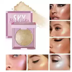 High Shine Shimmer Glitter Highlighting Diamond Bronzers Highlight Fine Powder - Picture 1 of 16