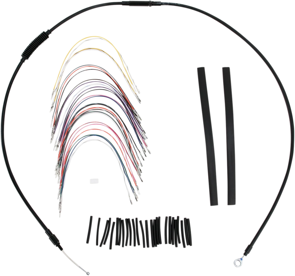 Burly Black 13 pulgadas. Kits de cables y líneas de freno para barras excavadoras (ABS) B30-1048 Foto 1 de 1