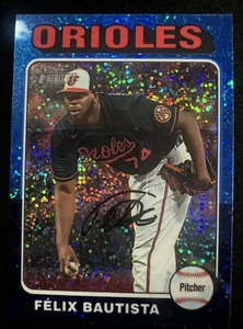 2024 TOPPS HERITAGE BASEBALL - FELICIX BAUTISTA #30 SP (RIFRATTORE SCINTILLANTE BLU) - Foto 1 di 2