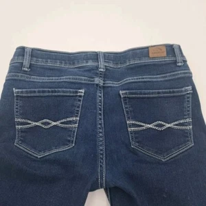 Jordache Skinny Jeans Girls 14 Pants Denim Blue Faded Dark Wash Vintage - Picture 1 of 8