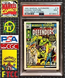 1984 FTCC Marvel First Issue Covers - Defenders #1 - PSA 9 MINT - Bild 1 von 4