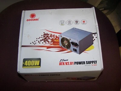 Coolmax V-400 ATX12V V2.01 Power Supply - Image 1 of 2