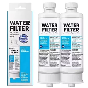 2 PACK Genuine NEW Samsung DA97-17376B HAF-QIN/EXP REFRIGERATOR Water Filter - Picture 1 of 5
