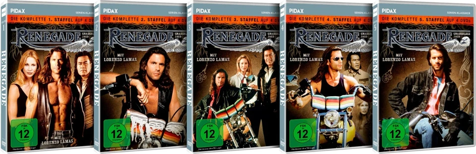 Renegade - Gnadenlose Jagd - Gesamtedition / komplette Serie auf 20 DVDs