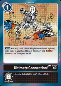 Ultimate Connection! - Rare - EX1-069 R Digimon TCG Card - Black - Picture 1 of 1
