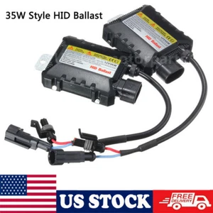 2Pc Digital 35W HID Ballast Conversion Replacements For Xenon Light US STOCK - Picture 1 of 11