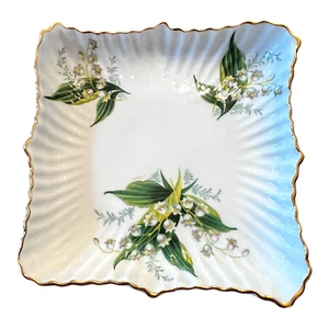 HAMMERSLEY BONE CHINA MAIGLÖCKCHEN QUADRATISCH MITTAGESSEN DESSERTTELLER TABLETT ENGLAND - Bild 1 von 4