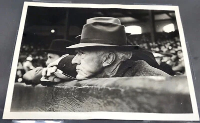 1939 Orig. Foto de prensa JUEZ KENESAW MOUNTAIN LANDIS Medias Blancas St. Louis Browns Foto 1 de 4