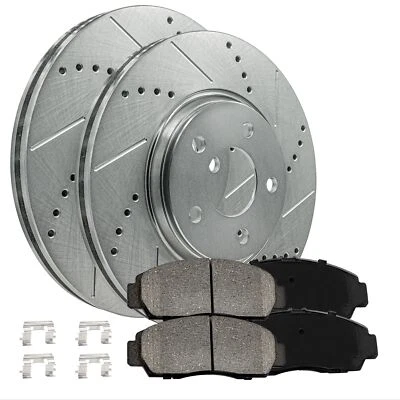 Front Brake Kit Rotors + Ceramic Pads for Kia Forte 2014-2016 - Image 1 of 4