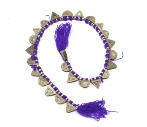Beads Silver Ethiopian Telsum Prayer Pendant Strand  - Picture 1 of 2