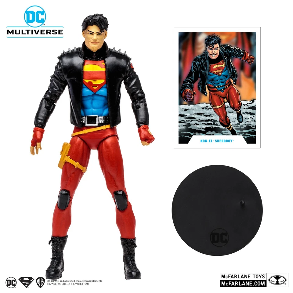 McFarlane DC Multiverse Kon-El Superboy Connor Kent  7” New Loose NO BOX - Image 1 of 1