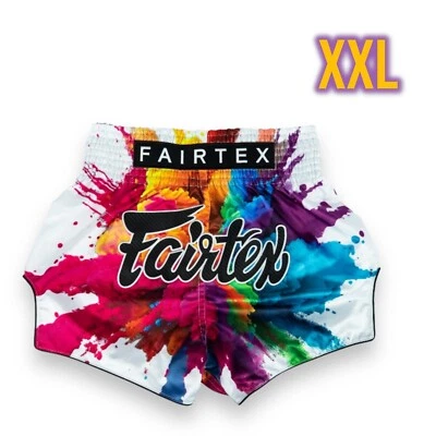 Pantalones Cortos Fairtex Funky Soul Muay Thai Kick Boxing MMA Blanco BS1939 XS a 5XL Foto 1 de 4