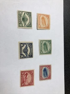 US C1-6 First Airmail Set Of 6 Very Fine Hinged UNUSED Original Gum - Picture 1 of 8