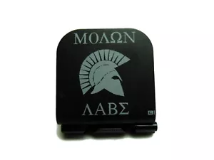 Sombrero Molan Labe con casco lateral grabado con láser aluminio clip ala-it - Imagen 1 de 9