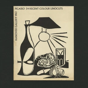 1963 Hanover Gallery PABLO PICASSO: 54 RECENT COLOUR LINOCUTS Exhibition Catalog - Picture 1 of 5