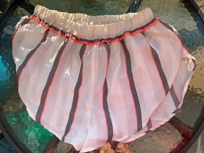 JUEGO CORTO Y SUPERIOR DE COORDENADAS DE PLAYA A RAYAS BLANCAS/GRIS/CORAL ASOS, REINO UNIDO 8, EUR 36, BLANCO/GRIS/CORAL, Foto 1 de 4