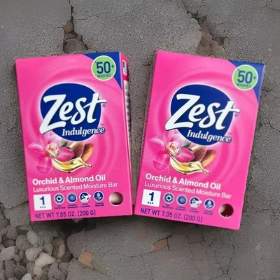 Увлажняющее пышное масло орхидеи и миндаля ZEST Bar большие батончики 7,05 унции лот из 2 - Изображение 1 из 4
