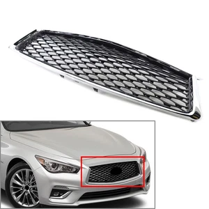 Wabenförmiger vorderer Stoßstangen-Gittergrill für Infiniti Q50 Q50S 2018–2023 - Bild 1 von 11