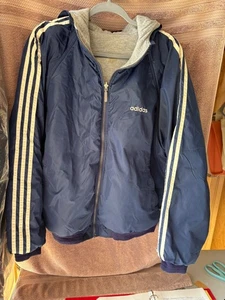 GIACCA ADIDAS VINTAGE CON CAPPUCCIO TAGLIA LARGE - Foto 1 di 6