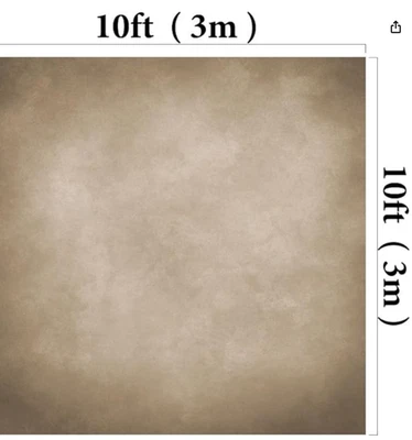 Kate 3x3m Photo Backdrop Light Brown Photography Backdrop Microfiber  Backdrop - Image 1 of 4