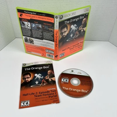 The Orange Box Half Life 2 Xbox 360 CIB Complete W/ Manual - Tested - Image 1 of 2