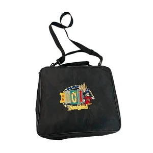 Vintage Disneyland Trading Pin Book Bag Sorcerer Mickey Case Large Pin Trading - Picture 1 of 4