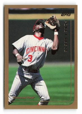 1999 Topps #424 Pokey Reese Cincinnati Reds - Image 1 of 2