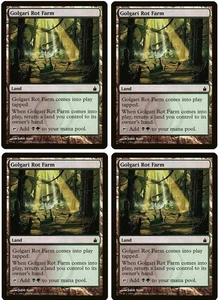 4 x Golgari Rot Farm / Golgari-Verrottungsfarm  - RAVNICA -  englisch  **Dual** - Bild 1 von 1