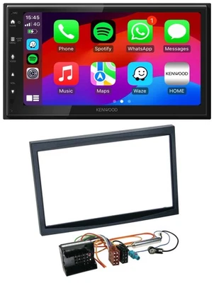 Kenwood MP3 USB DAB 2DIN Bluetooth Autoradio für Citroen C3 C2 Berlingo Jumpy sc - Bild 1 von 4