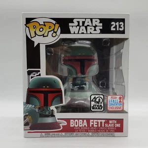 Funko Pop! Star Wars 2017 NYCC Shared Convention Exclusive Boba Fett with Slave - Picture 1 of 24