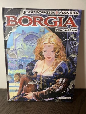 Borgia Book 2 Power And Incest Hardcover Jodorowski And Manara Heavy Metal - Image 1 of 4