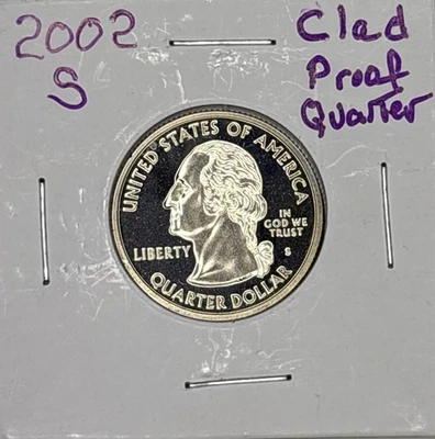 2002-S Clad Proof Washington Quarter, Ohio - Image 1 of 4