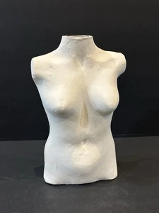 Shadyvale Keramik weiblicher Torso Skulptur weiß Gips Kunst Statue 9,5" Vintage - Bild 1 von 7