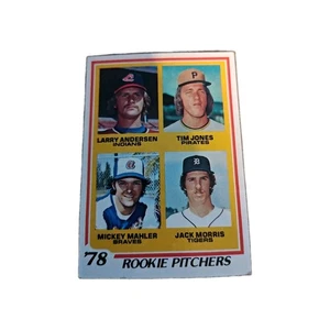 Topps 1978 Baseball Card Rookie Pictures Jack Morris Tim Jones #703 Vtg - Picture 1 of 2