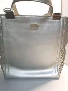 Kate Landry Metallic Cutout Tote - Picture 1 of 11