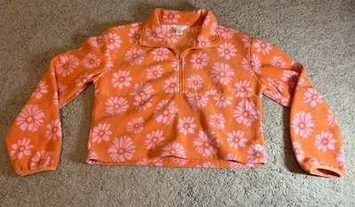 Chaqueta Billabong Polar Informal Fling Recortada 1/2 Cremallera Naranja Rosa XS Foto 1 de 4