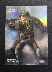 2025 Topps Chrome Star Wars #130 KRAGAN GORR Rainbow Refractor - Picture 1 of 2