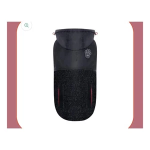 Canada Pooch Reflective Hybrid Jacket puffer breathable knit black SZ 18" LG dog - Picture 1 of 7