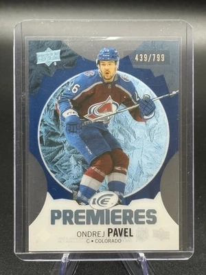 2023-24 Upper Deck Ice - Ice Premieres Ondrej Pavel #178 Blue /799 (RC) - Image 1 of 4