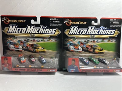1999 Winner’s Circle Jeff Gordon Micro Machines Green Flag & Yellow Flag Series - Image 1 of 4