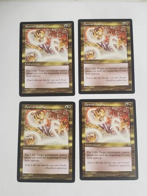 MTG Playset 4x Spatial Binding (Mirage/Gold/U) - BGM - Image 1 of 2