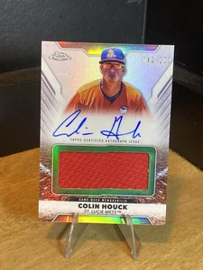 Colin Houck 2025 Topps Pro Debut Relic Refractor Auto /200 #PDJAR-CH - Picture 1 of 2